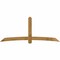 Ekena Millwork Bellingham Rough Sawn Timber Gable Bracket, Western Red Cedar, 108"W x 45"H x 6"D x 6"F, 10/12 Pitch GBW108X45X0606BEL00RWR - alternate 1